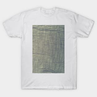 Piece of cotton fabric with creases and crumpled T-Shirt